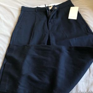 BRAND-NEW ZARA BLUE LUX TROUSERS